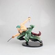 Picture of Action Figure One Piece Roronoa Zoro Attacking Mode.