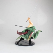 Picture of Action Figure One Piece Roronoa Zoro Attacking Mode.