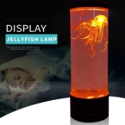Picture of Color life led Jellyfish Lamp, 7 Color Changing Electric Round Jellyfish Aquarium Lava night Lamp.