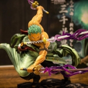 Picture of Action Figure One Piece Roronoa Zoro Three Swords Style.
