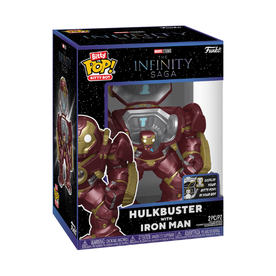 FUNKO POP Marvel Bitty Pop! Bitty Bot Hulkbuster with Iron Man