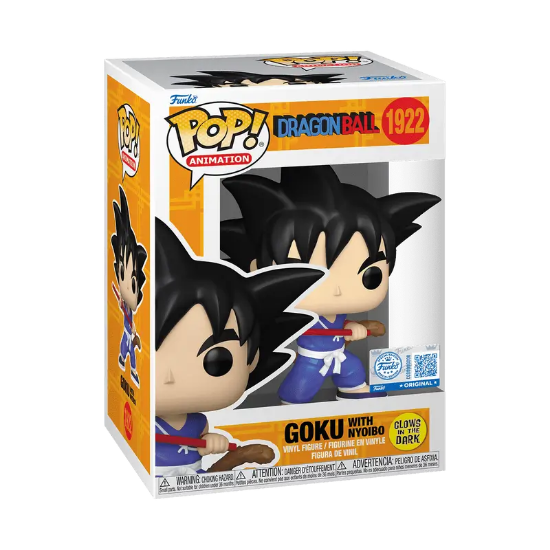 FUNKO POP Dragon Ball 1922 Goku with Nyoibo (Glow)