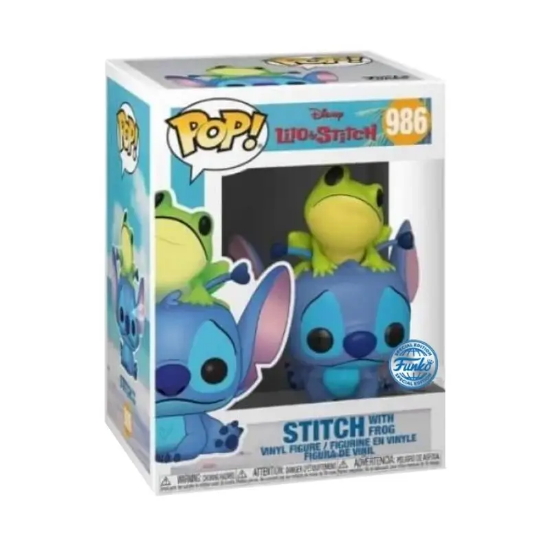 FUNKO POP Lilo and Stitch 986 Stitch With Frog