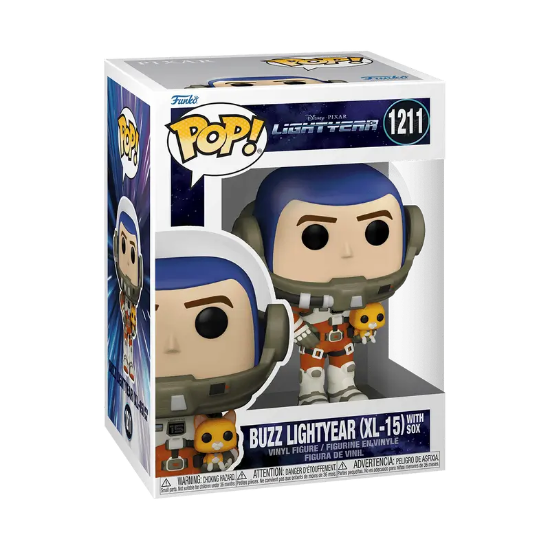 FUNKO POP Light Year 1211 Buzz Lightyear (XL-15) with Sox
