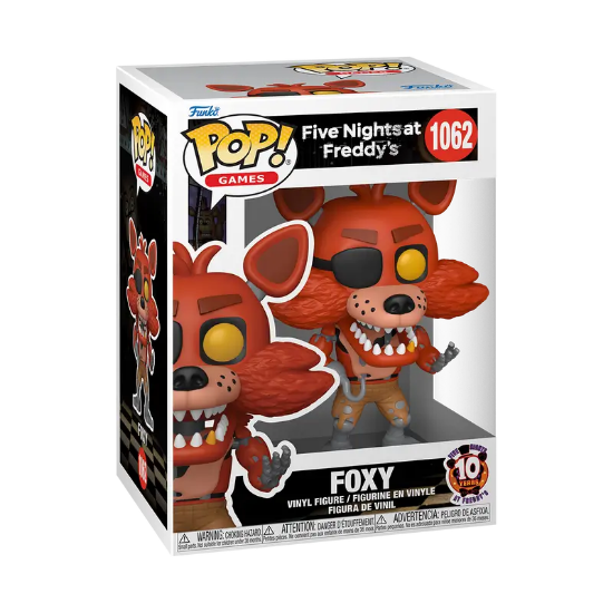 FUNKO POP Five Nights at Freddy's 1062 Foxy (10th Anniversary)