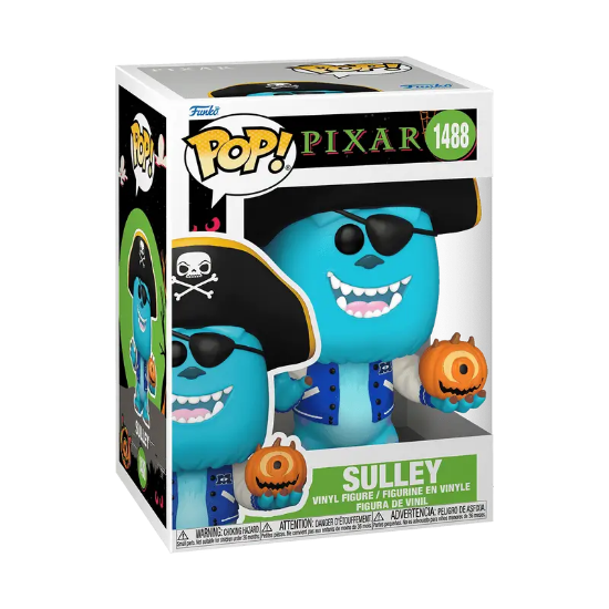FUNKO POP Pixar 1488 Sulley in Pirate Costume