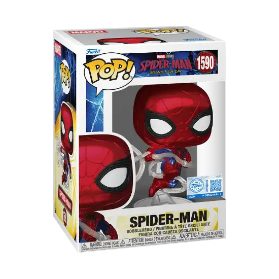 FUNKO POP Marvel 1590 Spider-Man (Brand New Day) (Metallic)