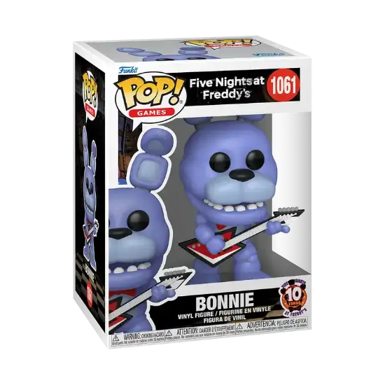 FUNKO POP Five Nights at Freddy's 1061 Bonnie with Guitar (10th Anniversary)