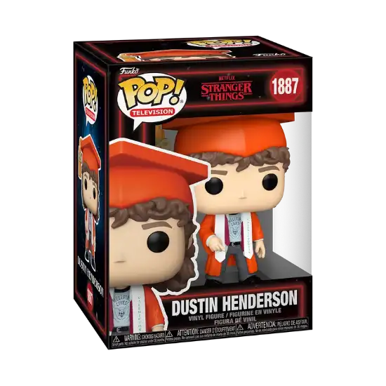 FUNKO POP Stranger Things  1887 Dustin Henderson (Graduation)